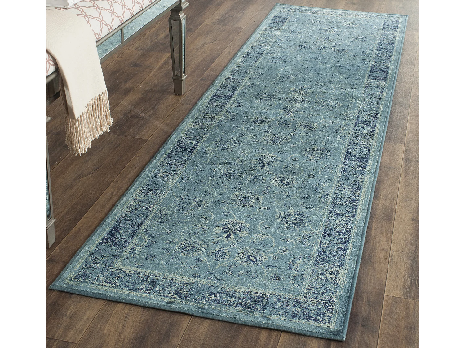 Tapis Bleu/Multicolore 66 X 244 cm - Peri