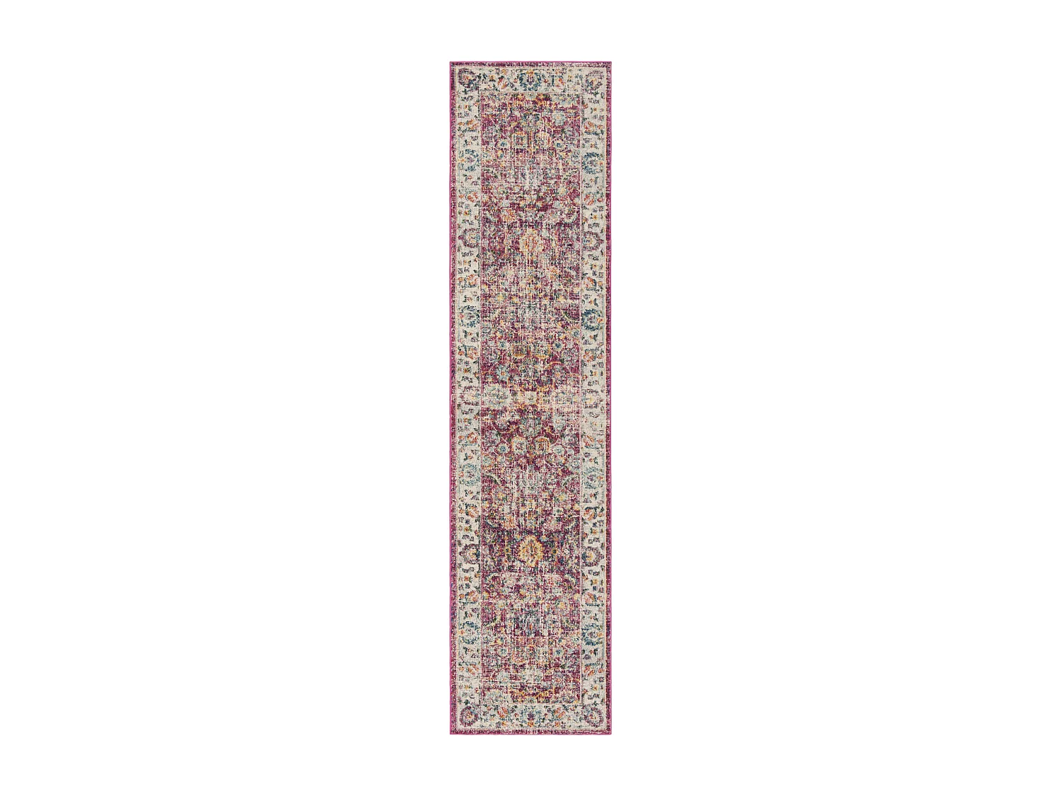 Tapis Rouge/Multicolore 61 X 244 cm - Madelyn