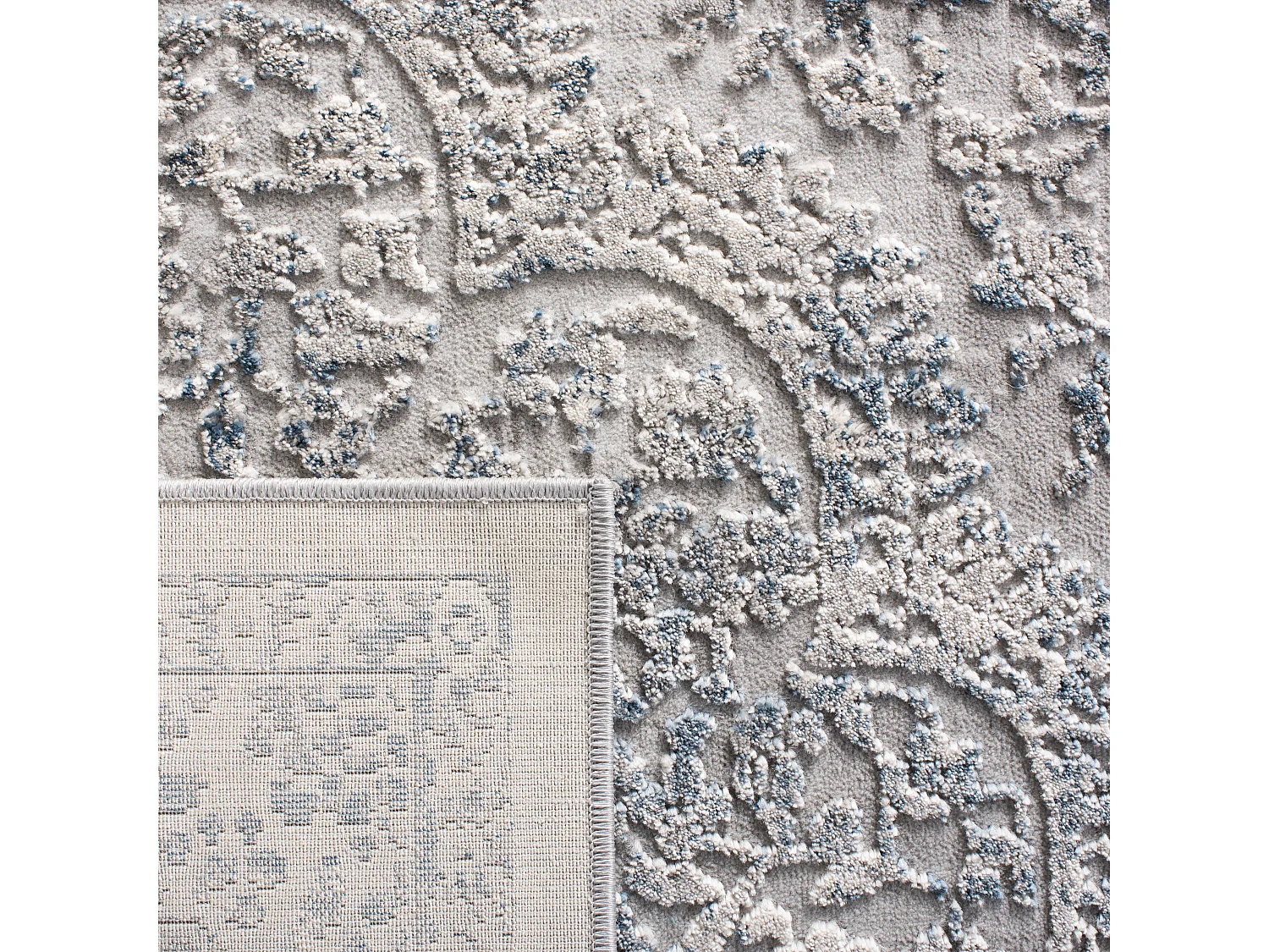 Tapis Gris/Bleu 160 X 229 cm - Violet