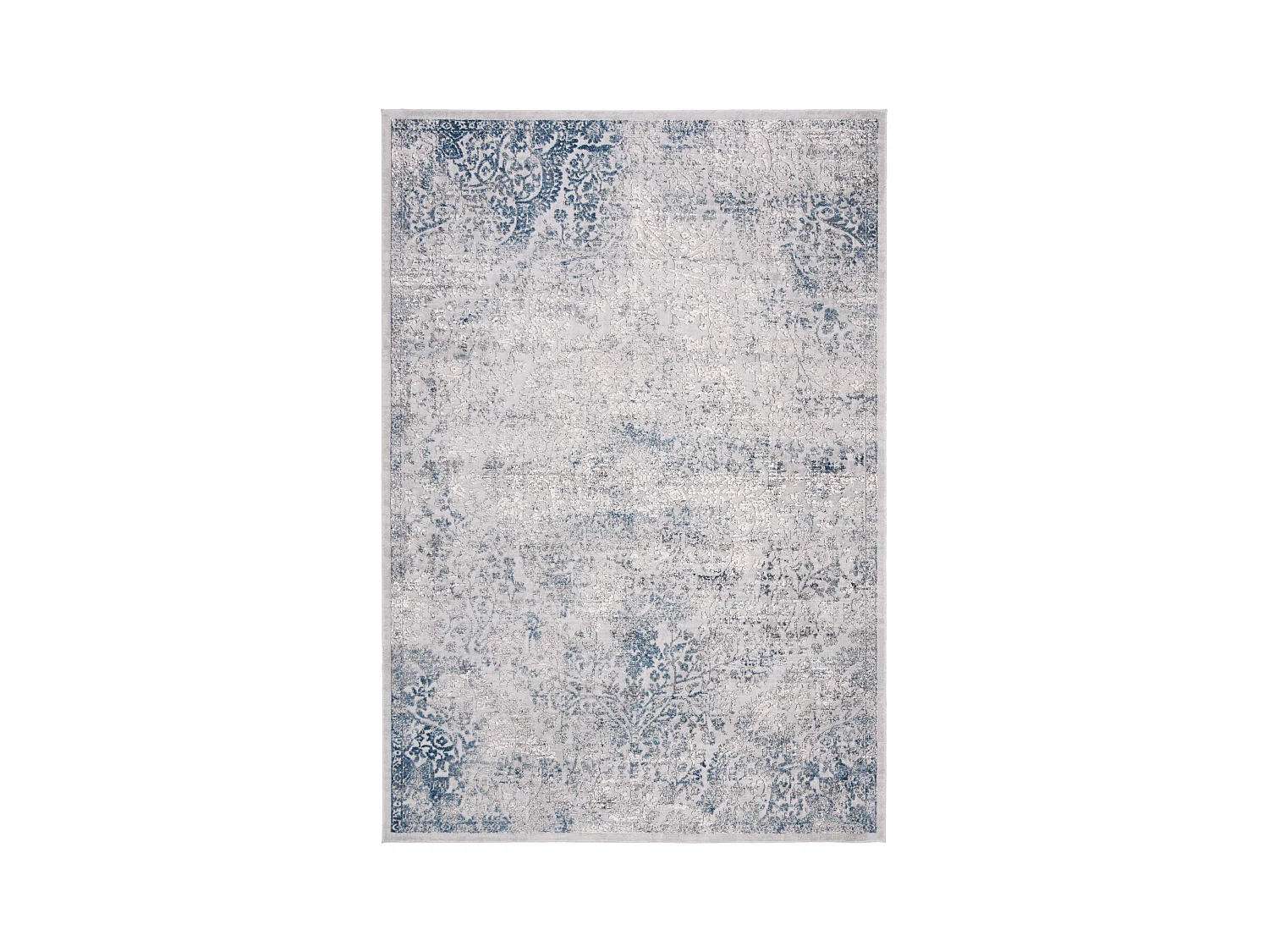 Tapis Gris/Bleu 160 X 229 cm - Violet