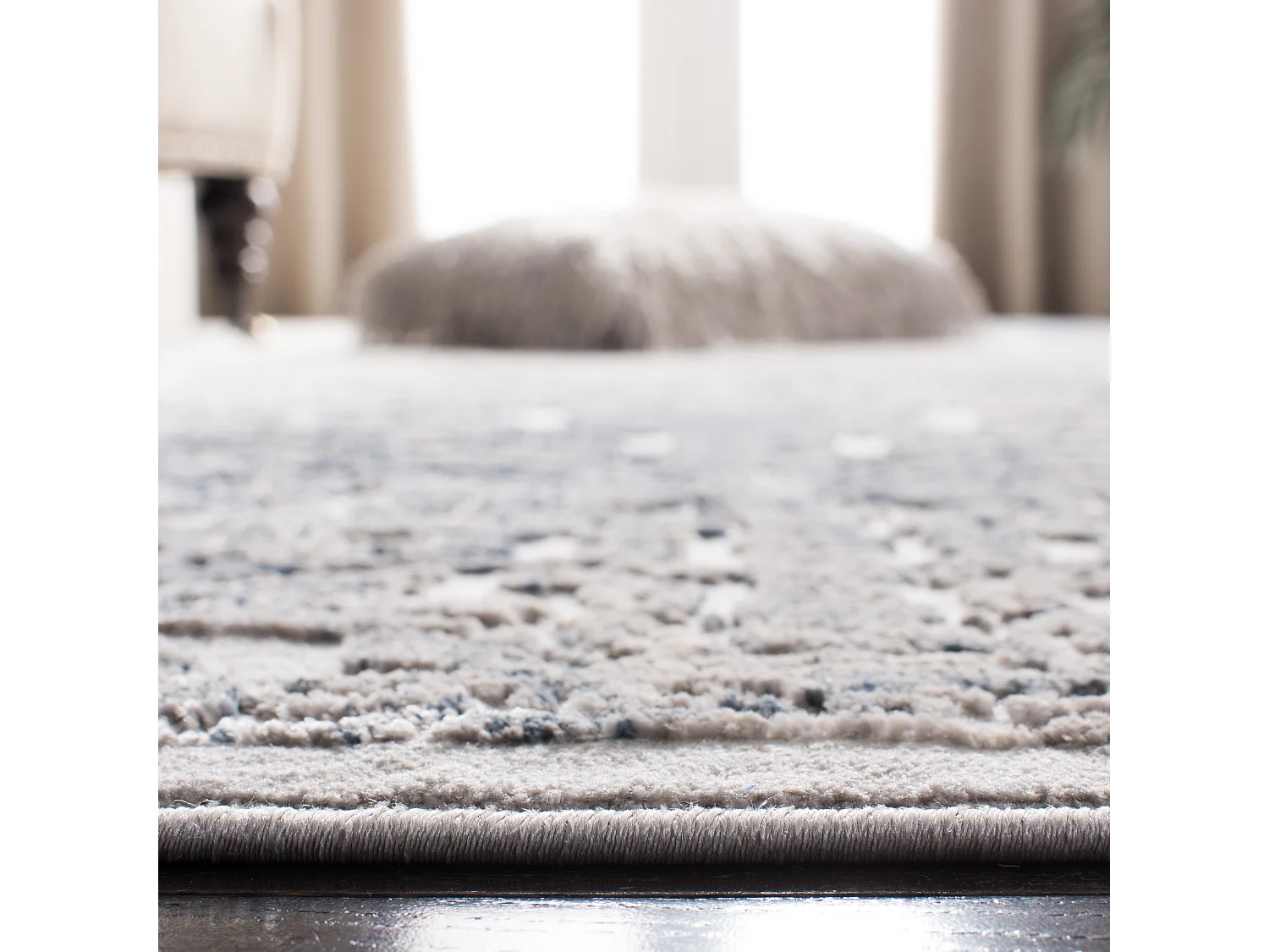 Tapis Gris/Bleu 160 X 229 cm - Violet