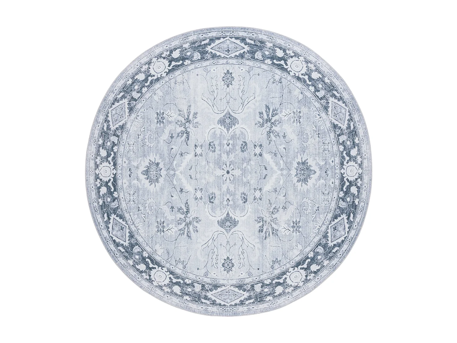 Tapis Gris clair/Gris vert 183 X 183 cm - Cadence