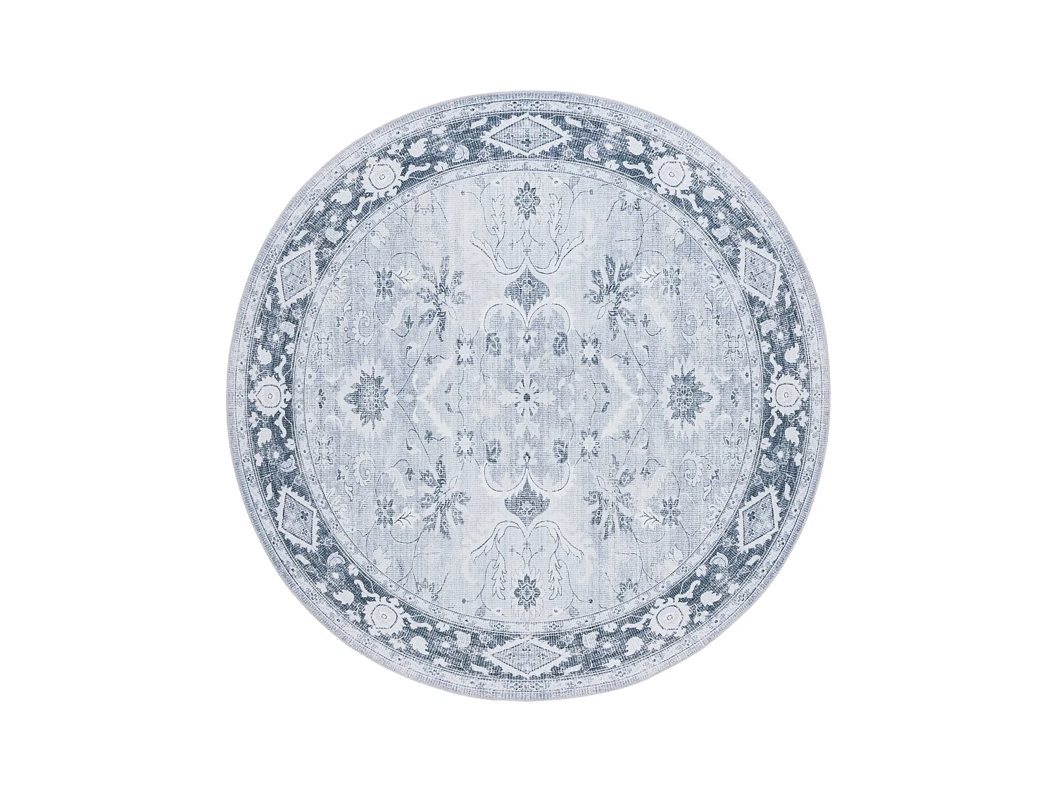 Tapis Gris clair/Gris vert 183 X 183 cm - Cadence