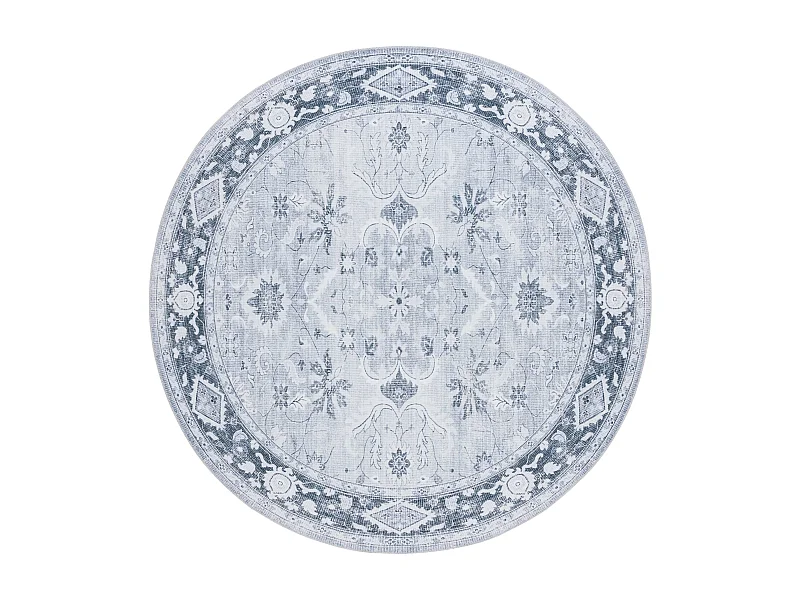 Tapis Gris clair/Gris vert 183 X 183 cm - Cadence