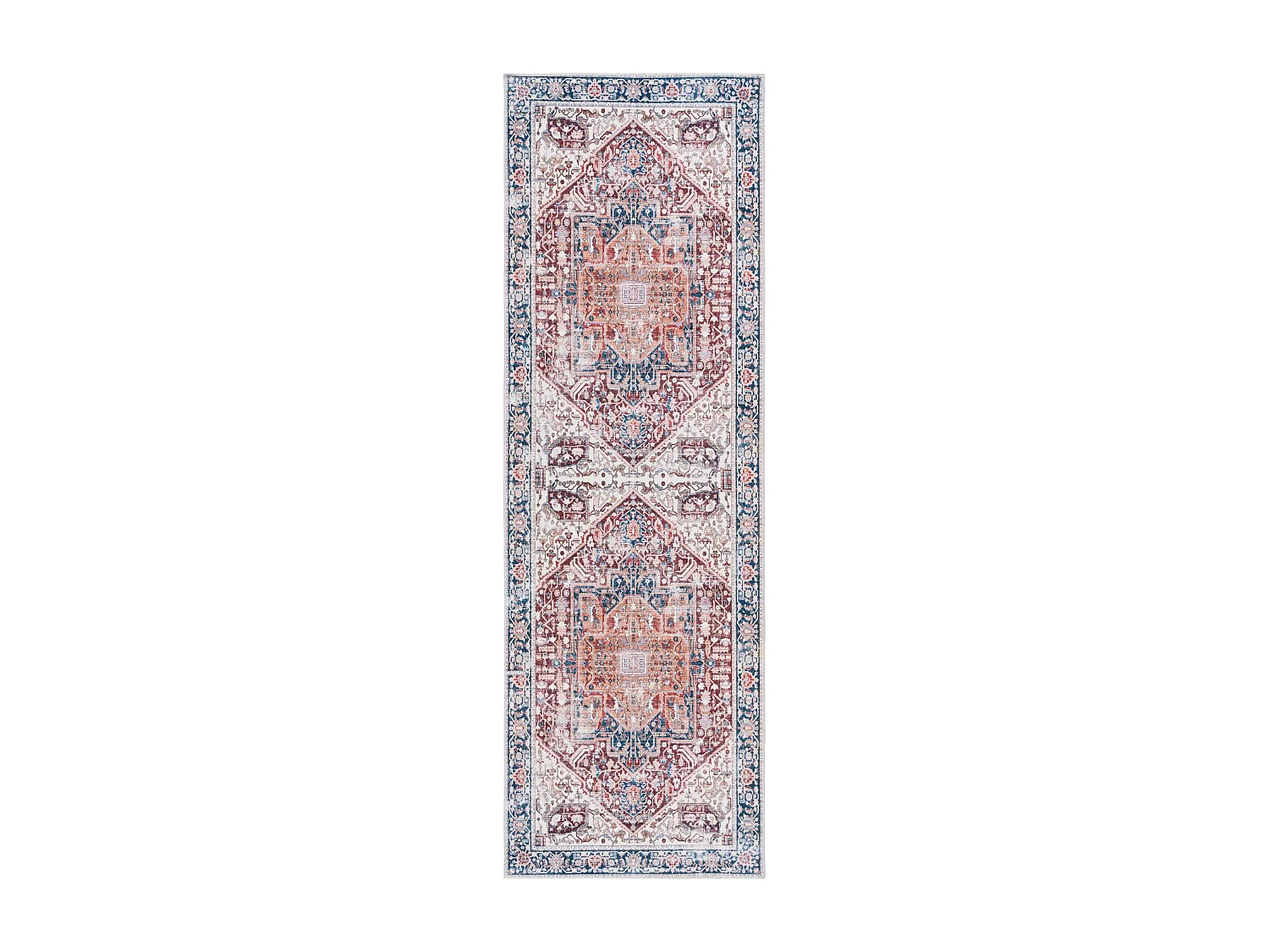 Tapis Rouge/Marine 76 X 244 cm - Serafina