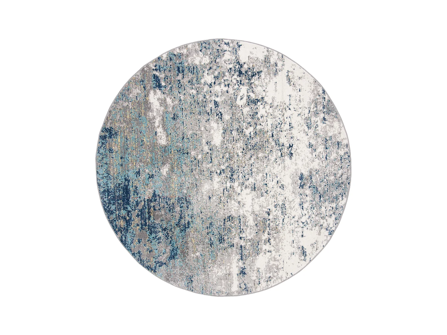 Tapis Gris/Bleu 201 X 201 cm - Jassi
