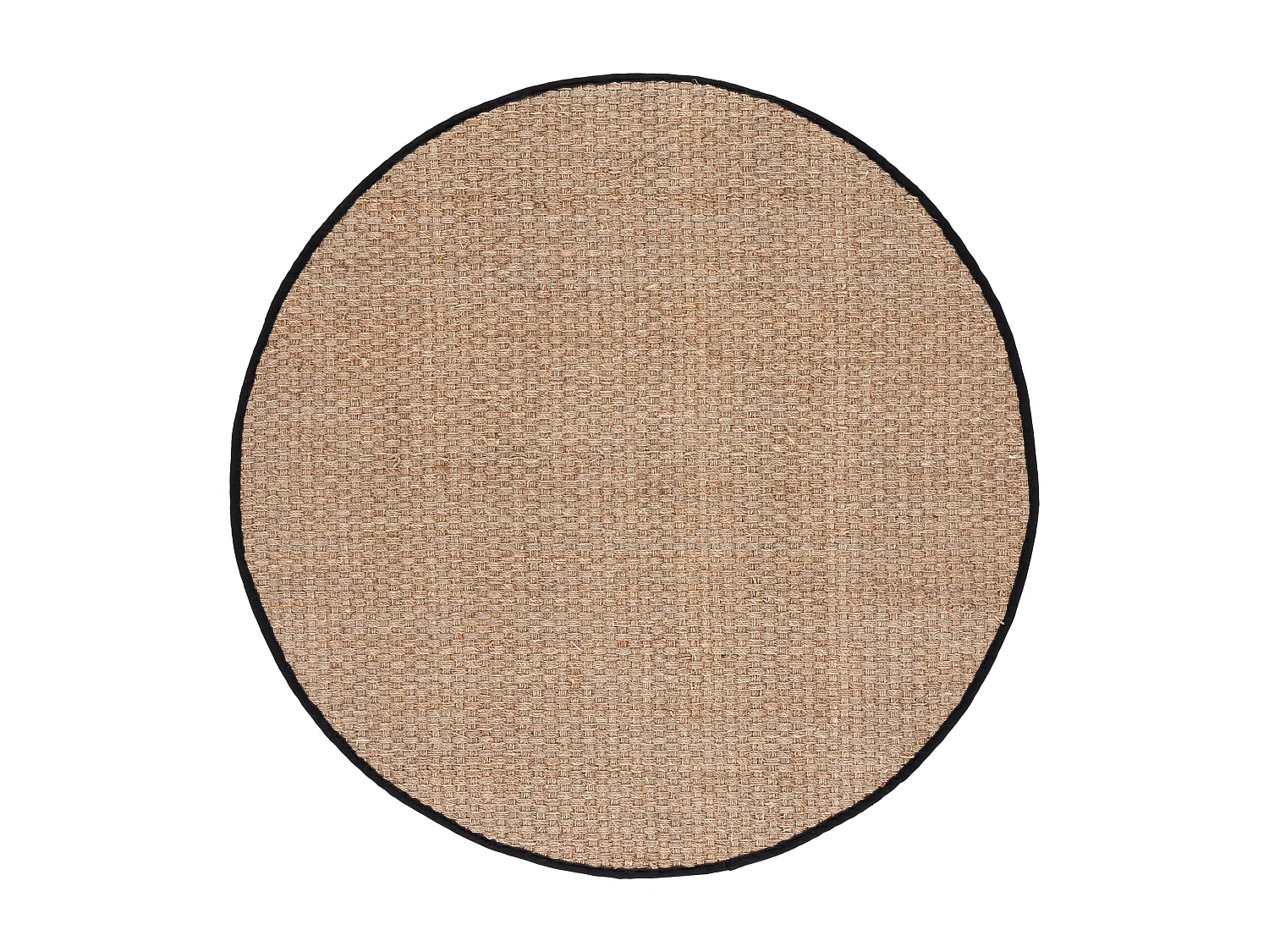 Tapis Naturel/Noir 183 X 183 cm - Roselyn