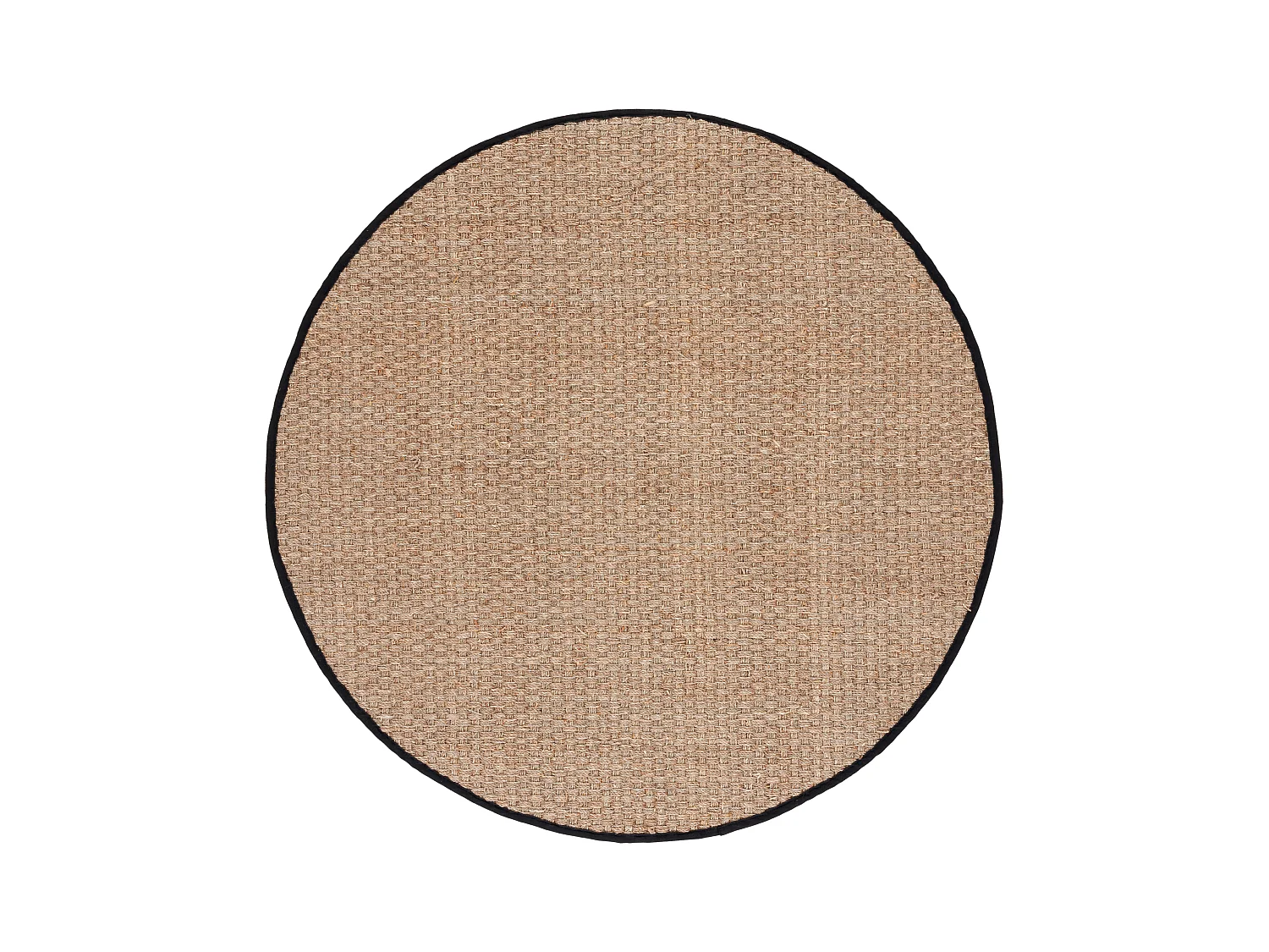 Tapis Naturel/Noir 183 X 183 cm - Roselyn