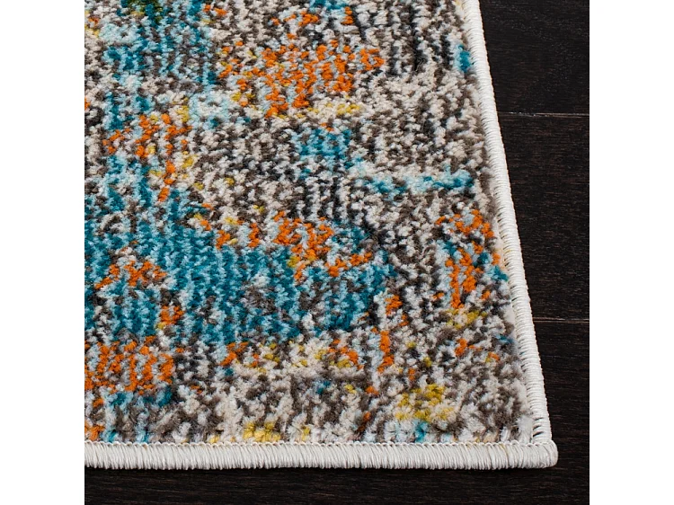 Tapis Gris/Or 66 X 183 cm - Paisley
