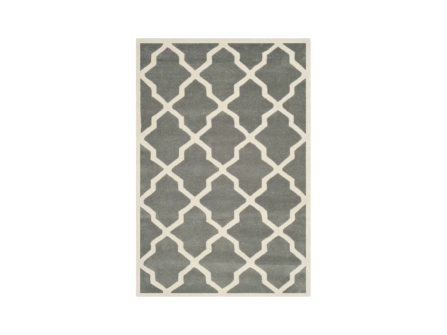 Tapis Gris/Neutre 122 X 183 cm - Carbone