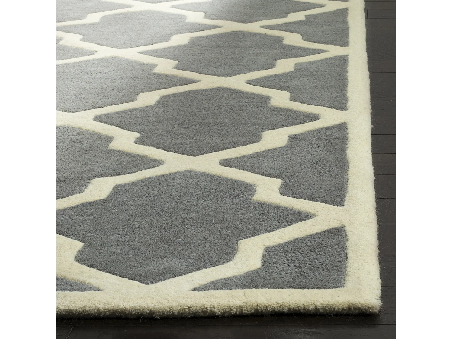 Tapis Gris/Neutre 122 X 183 cm - Carbone
