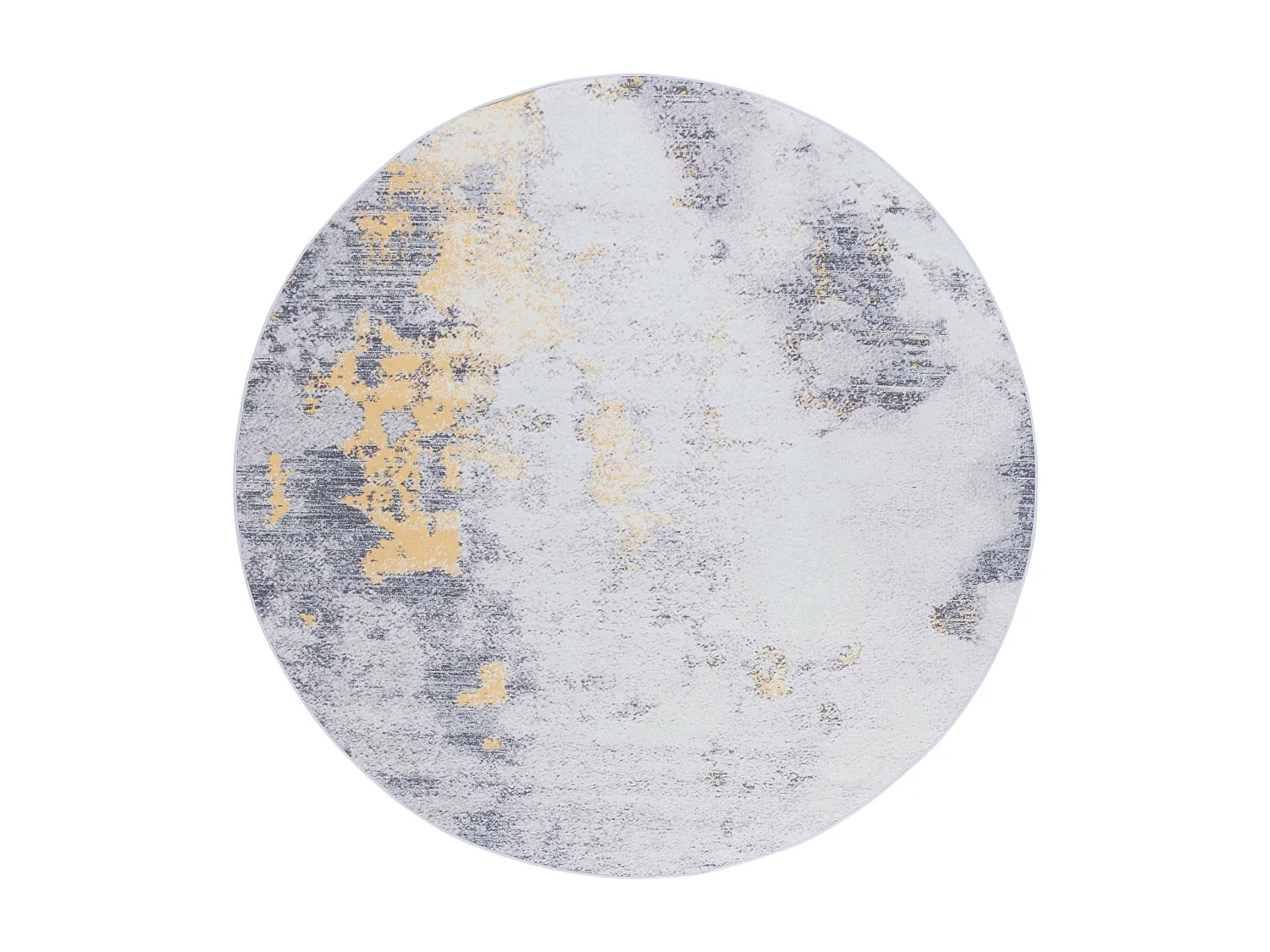 Tapis Gris/Or 183 X 183 cm - Unique