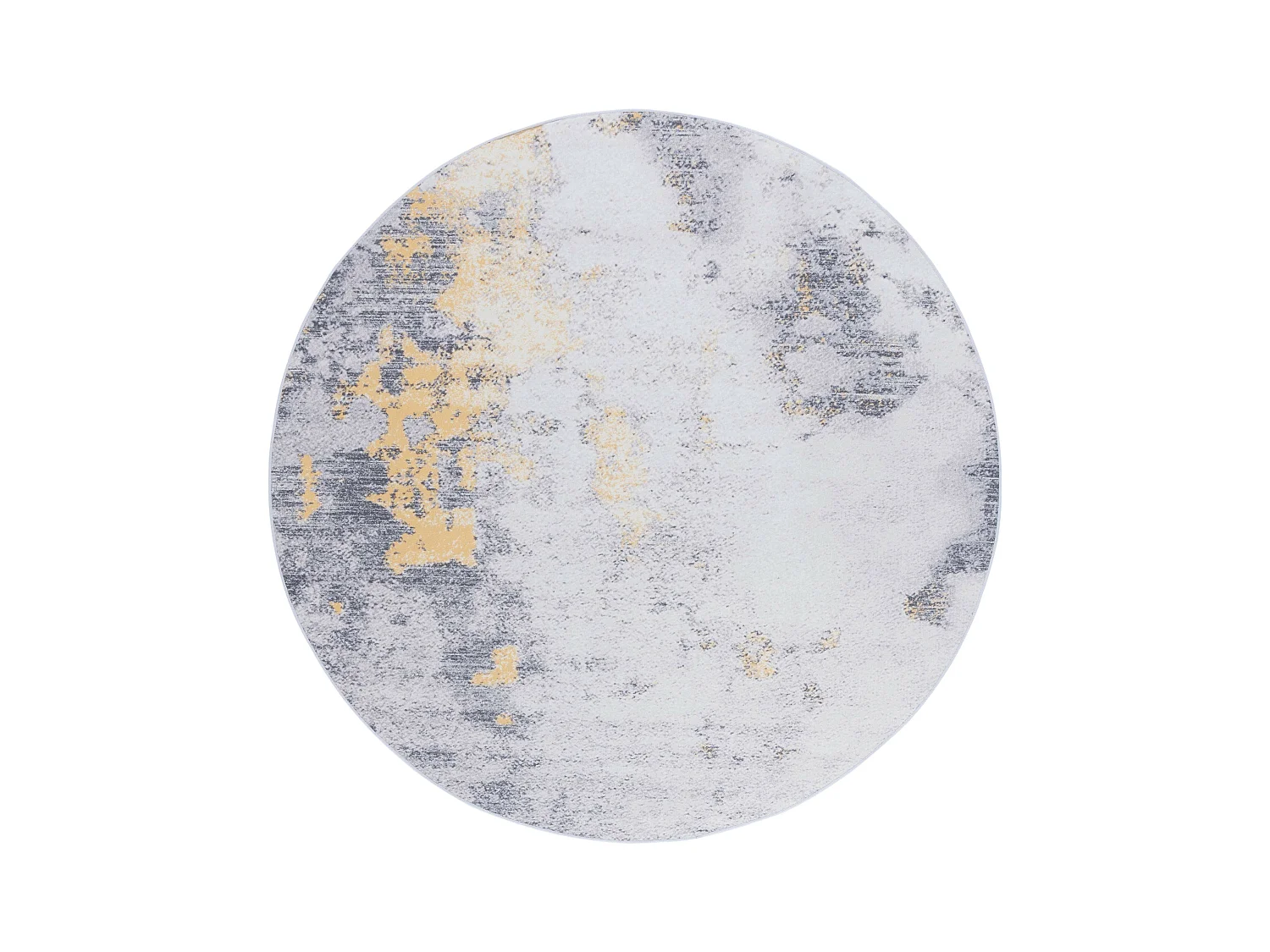 Tapis Gris/Or 183 X 183 cm - Unique