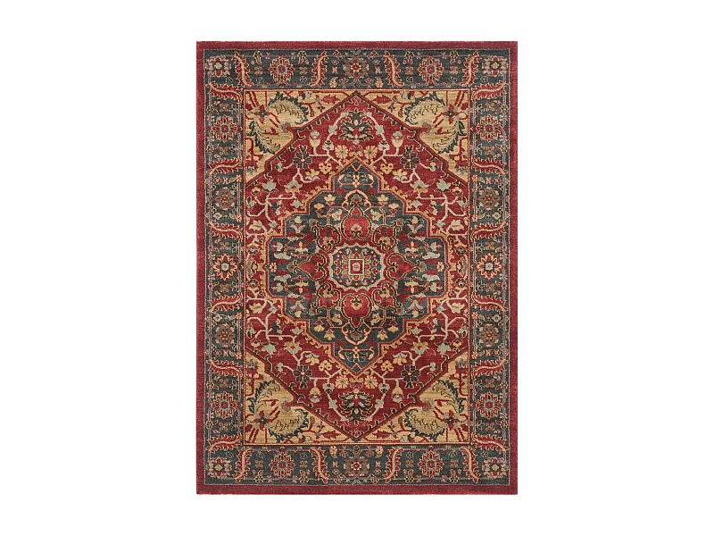 Tapis Bleu/Rouge 91 X 152 cm - Chiara