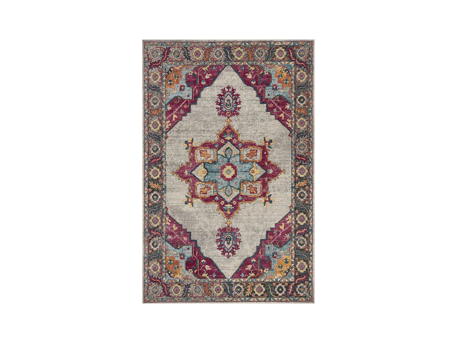 Tapis Neutre/Multicolore 155 X 229 cm - Moira