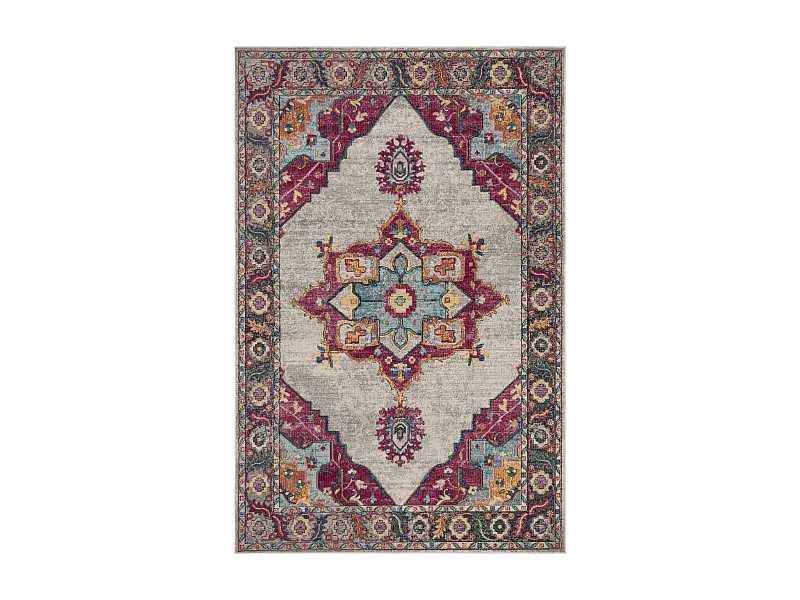 Tapis Neutre/Multicolore 155 X 229 cm - Moira