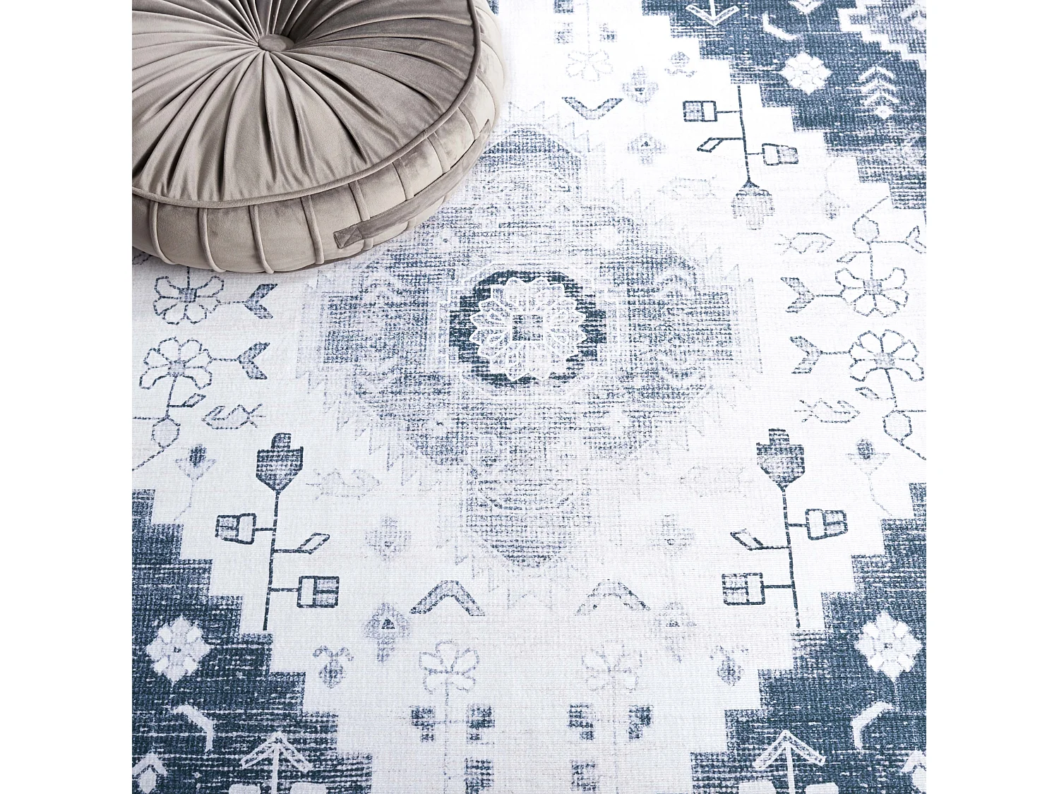 Tapis Gris Vert/Ivoire 122 X 183 cm - Calypso
