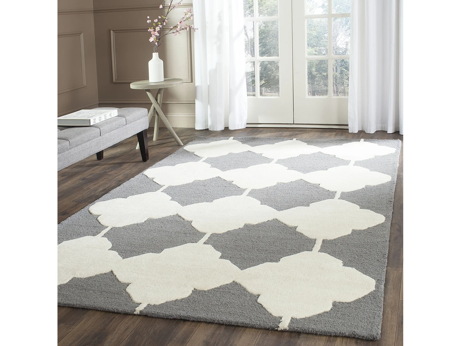 Tapis Gris/Neutre 122 X 183 cm - Naomi