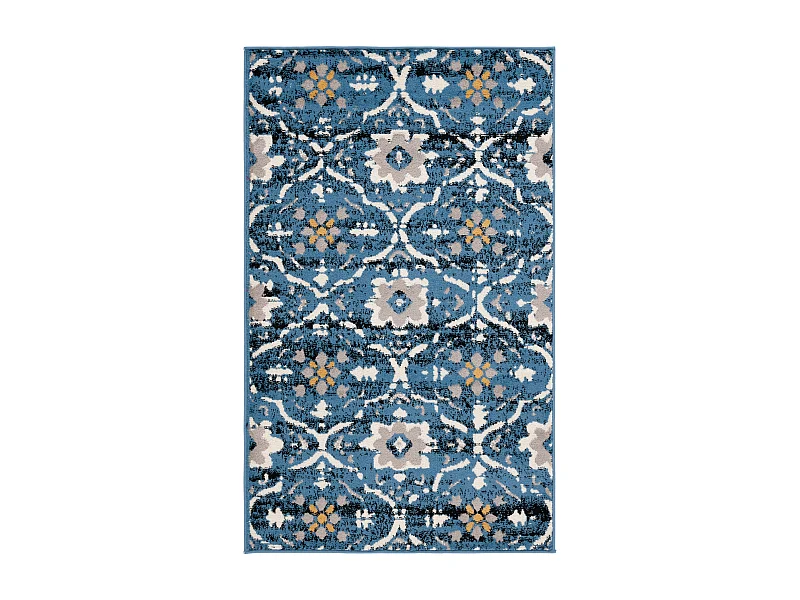 Tapis Bleu/Neutre 91 X 152 cm - Joan