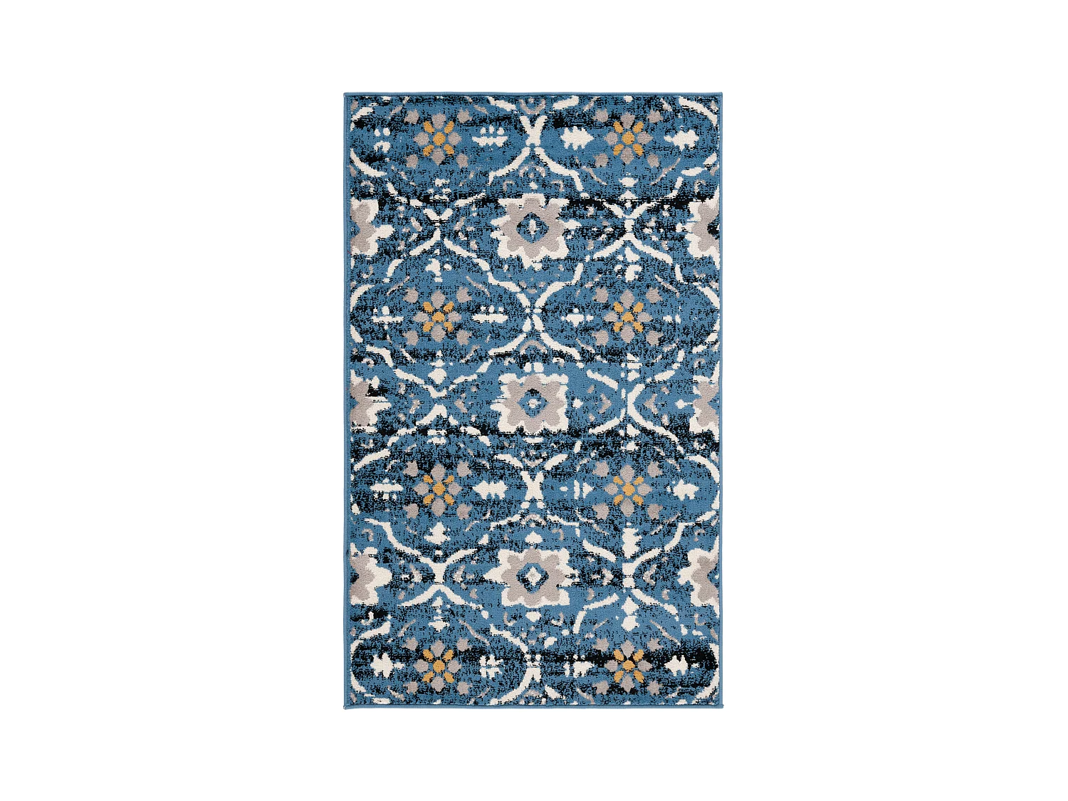 Tapis Bleu/Neutre 91 X 152 cm - Joan