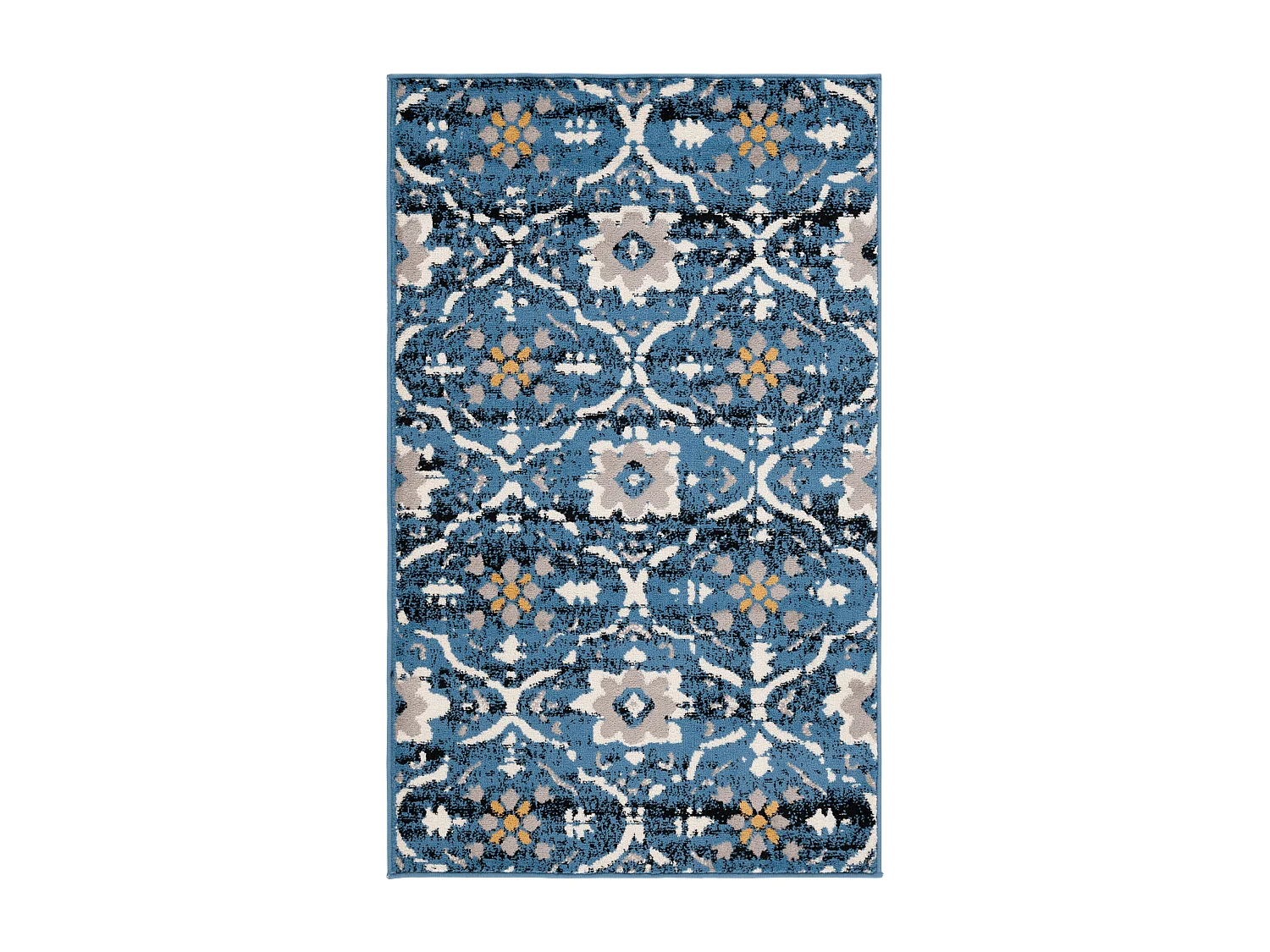 Tapis Bleu/Neutre 91 X 152 cm - Joan