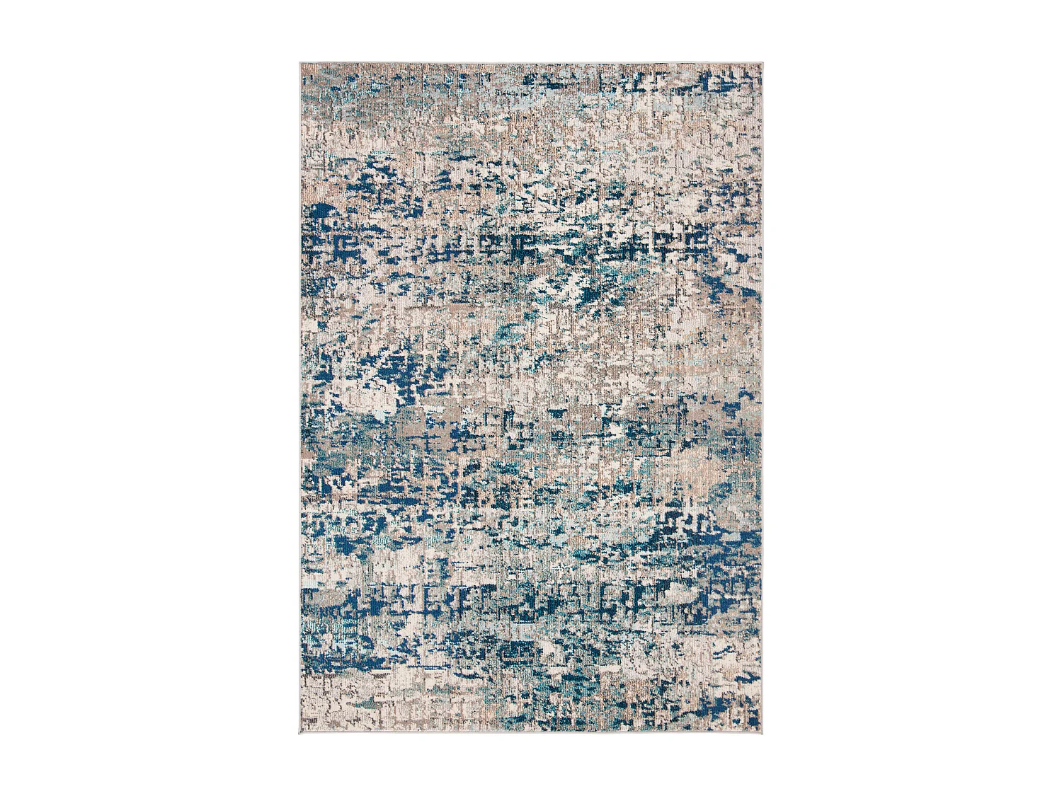 Tapis Gris/Bleu 91 X 152 cm - Manjor