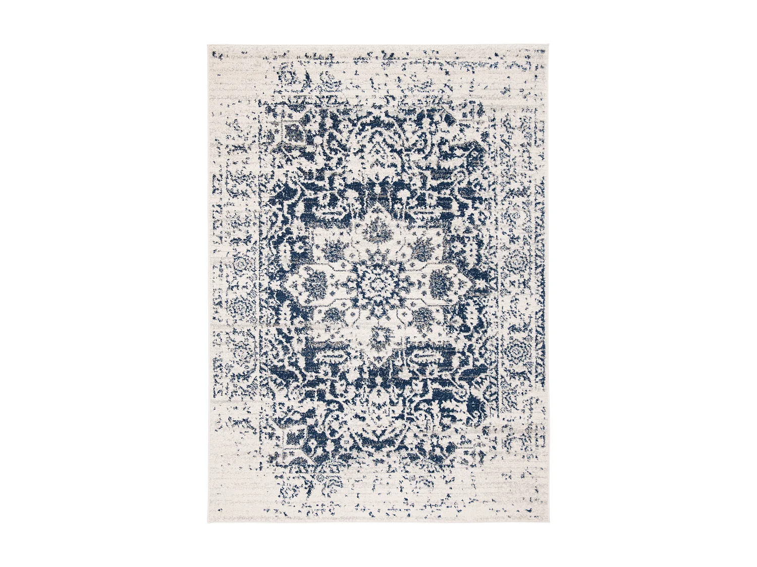 Tapis Neutre/Bleu Marine 160 X 229 cm - Merryl