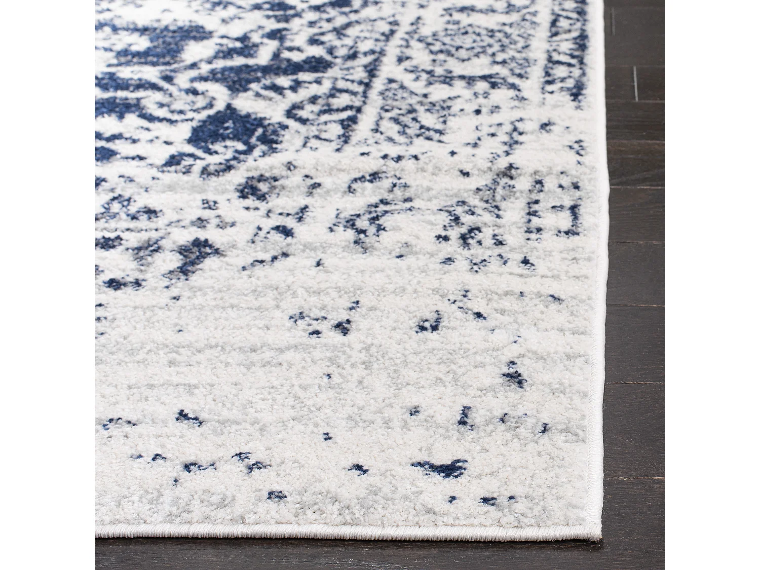 Tapis Neutre/Bleu Marine 160 X 229 cm - Merryl