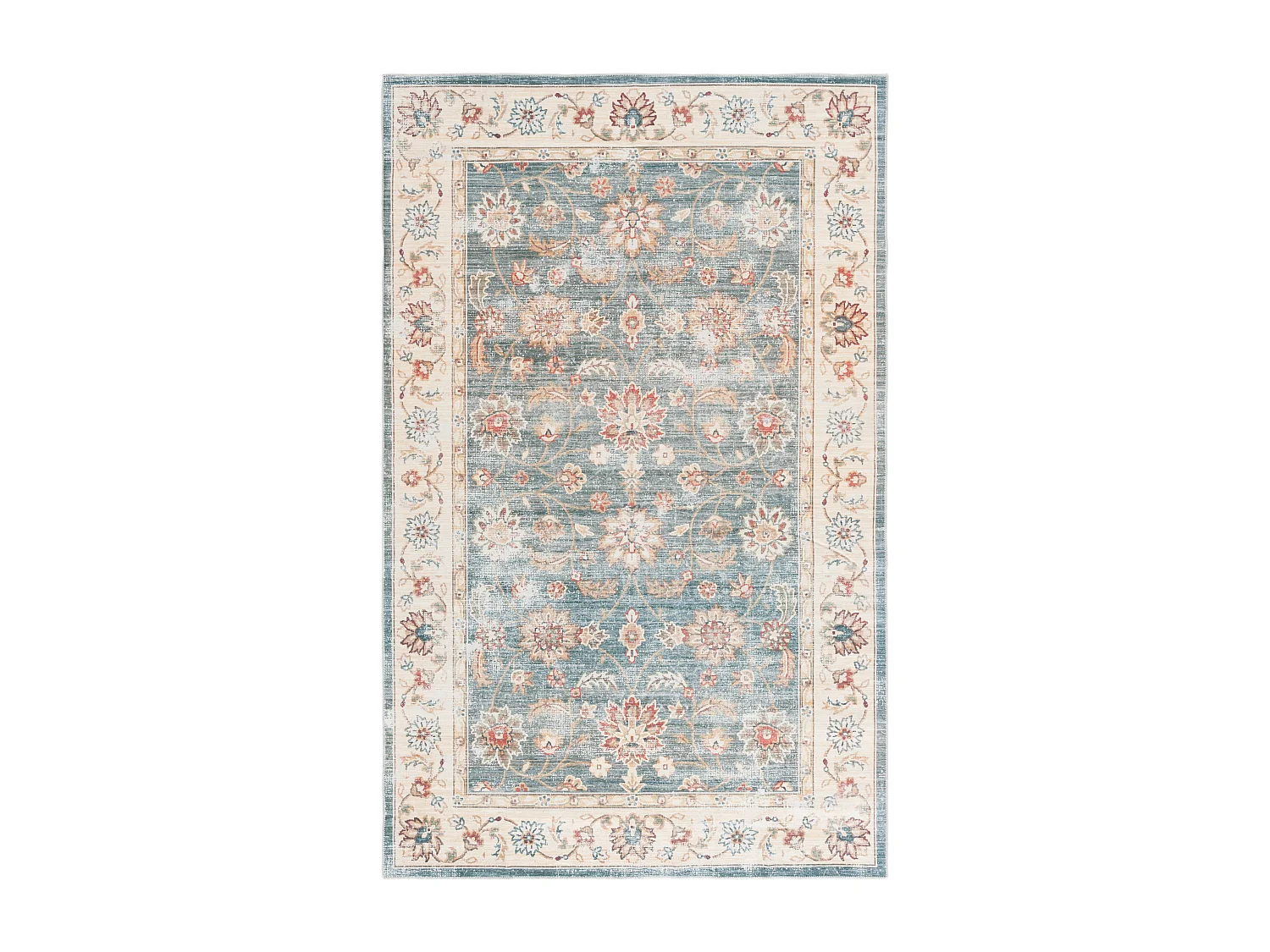 Tapis Vert/Beige 122 X 183 cm - Petra