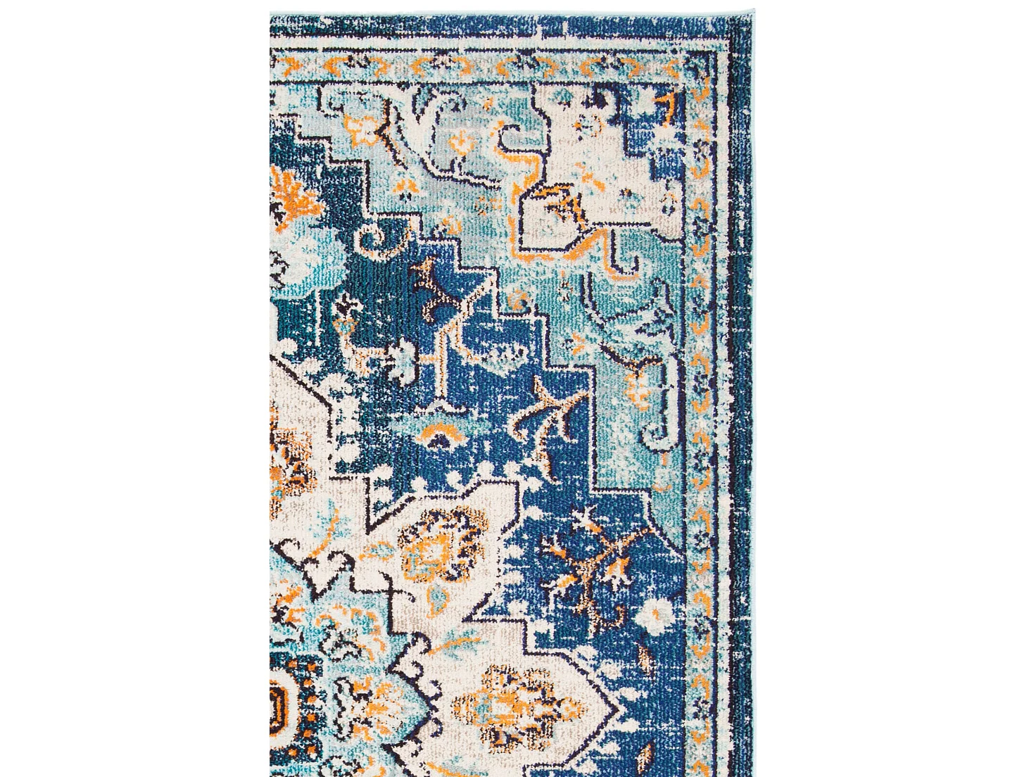 Tapis Bleu/Bleu clair 61 X 91 cm - Malaya