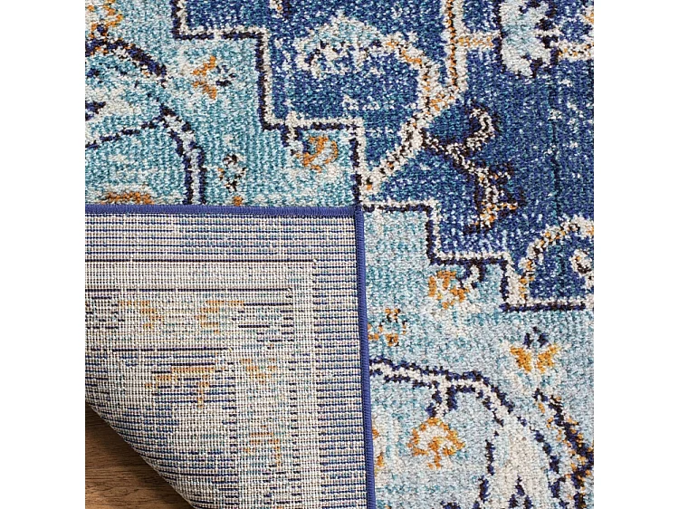Tapis Bleu/Bleu clair 61 X 91 cm - Malaya