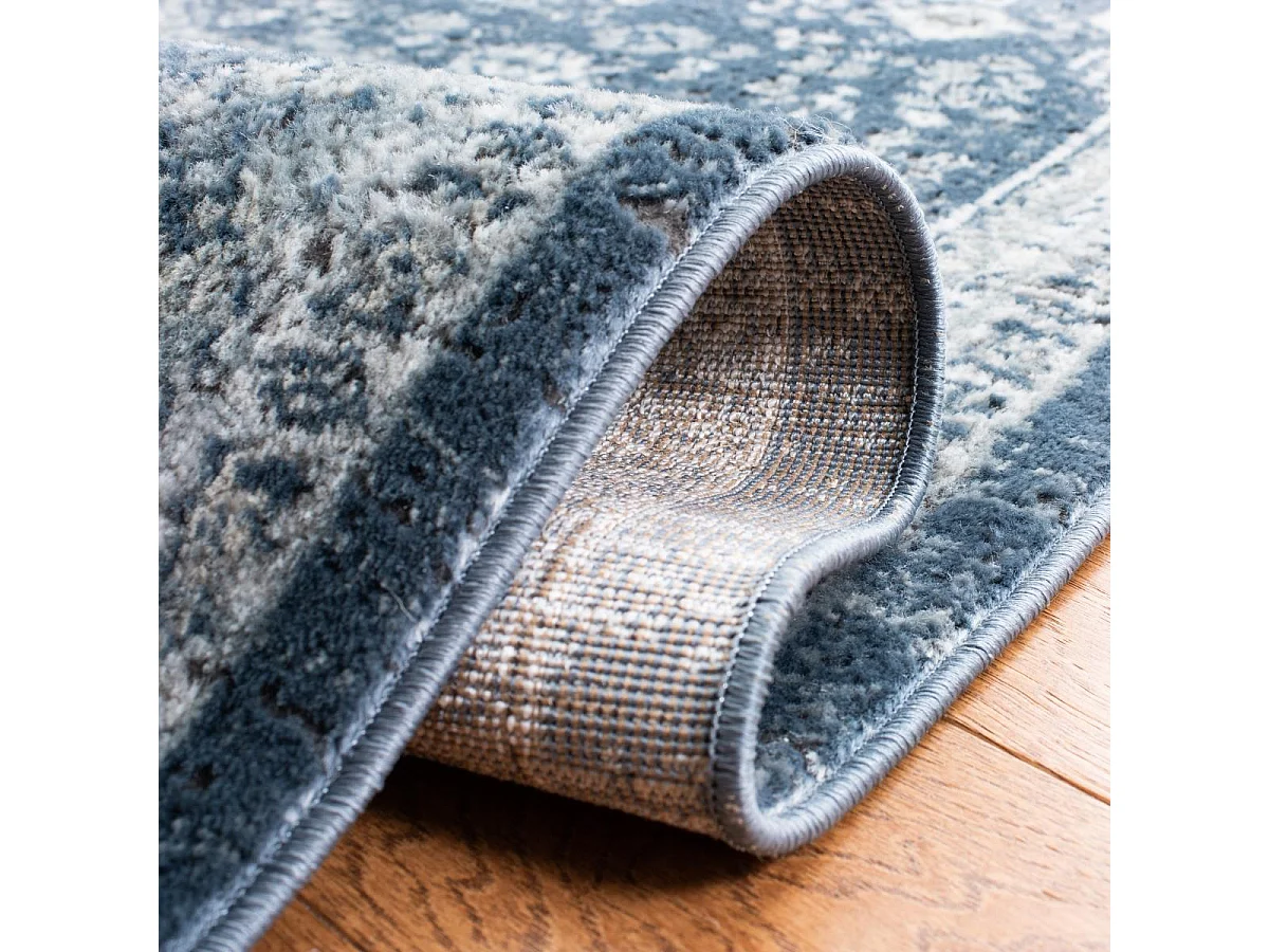 Tapis Bleu Marine/Neutre 122 X 183 cm - Liliana