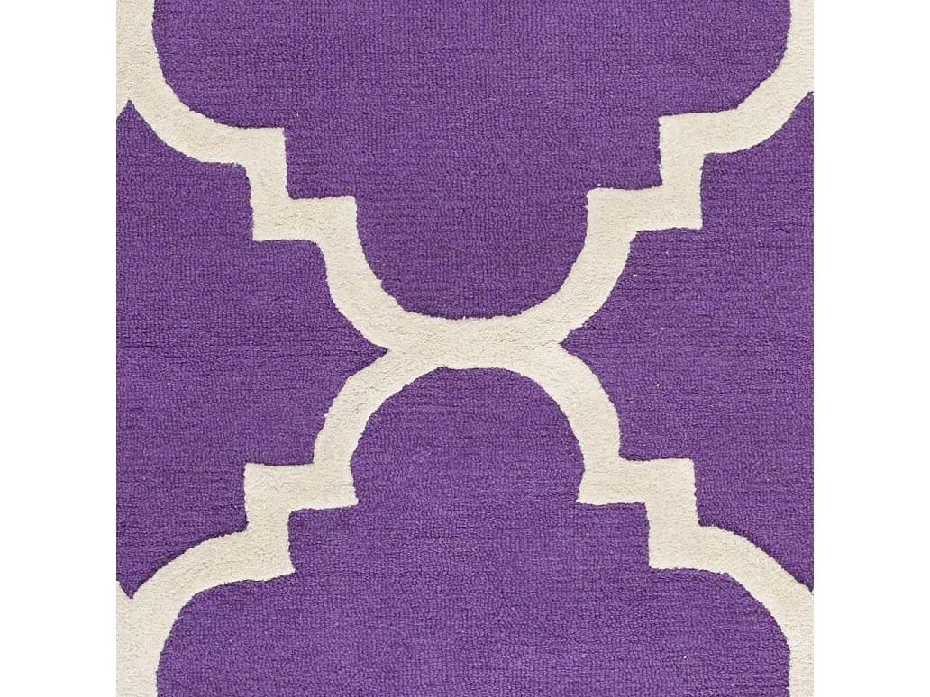 Tapis Violet/Ivoire 183 X 274 cm - Lenora