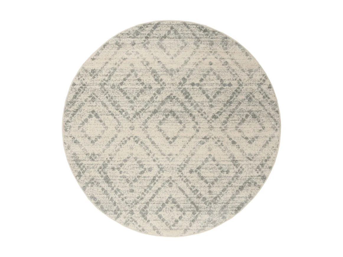 Tapis Ivoire/Bleu clair 122 X 122 cm - Murray