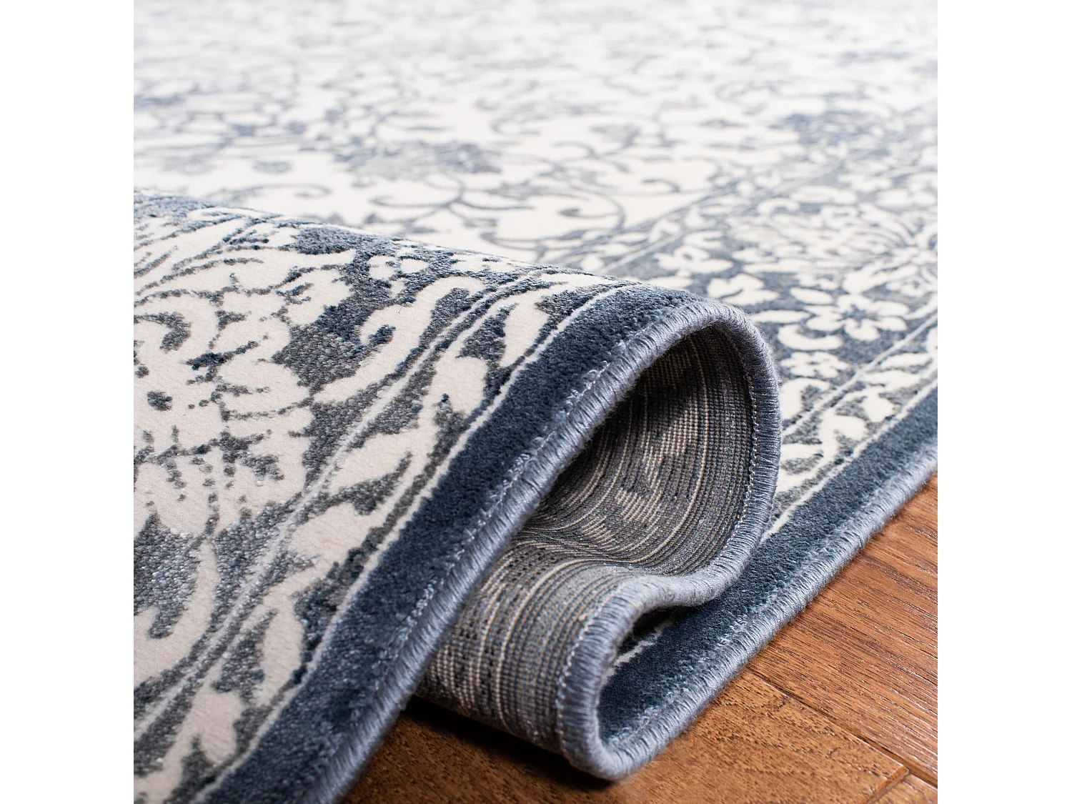 Tapis Bleu Marine/Neutre 122 X 170 cm - Alicia