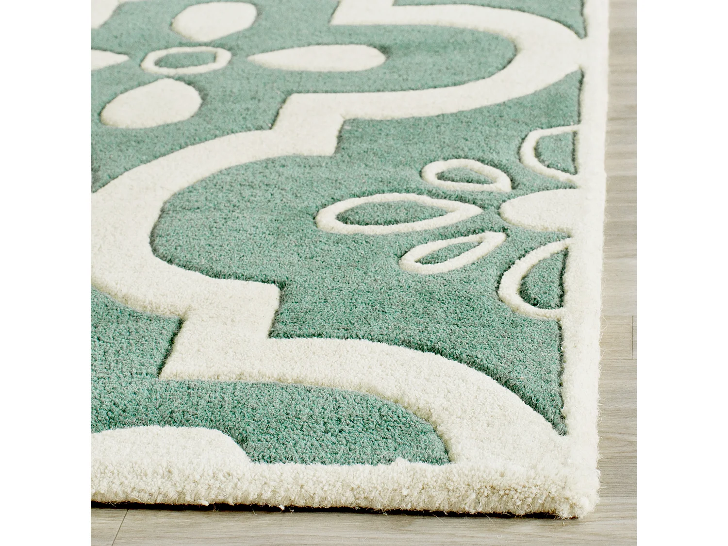 Tapis Bleu/Neutre 122 X 183 cm - Jessie