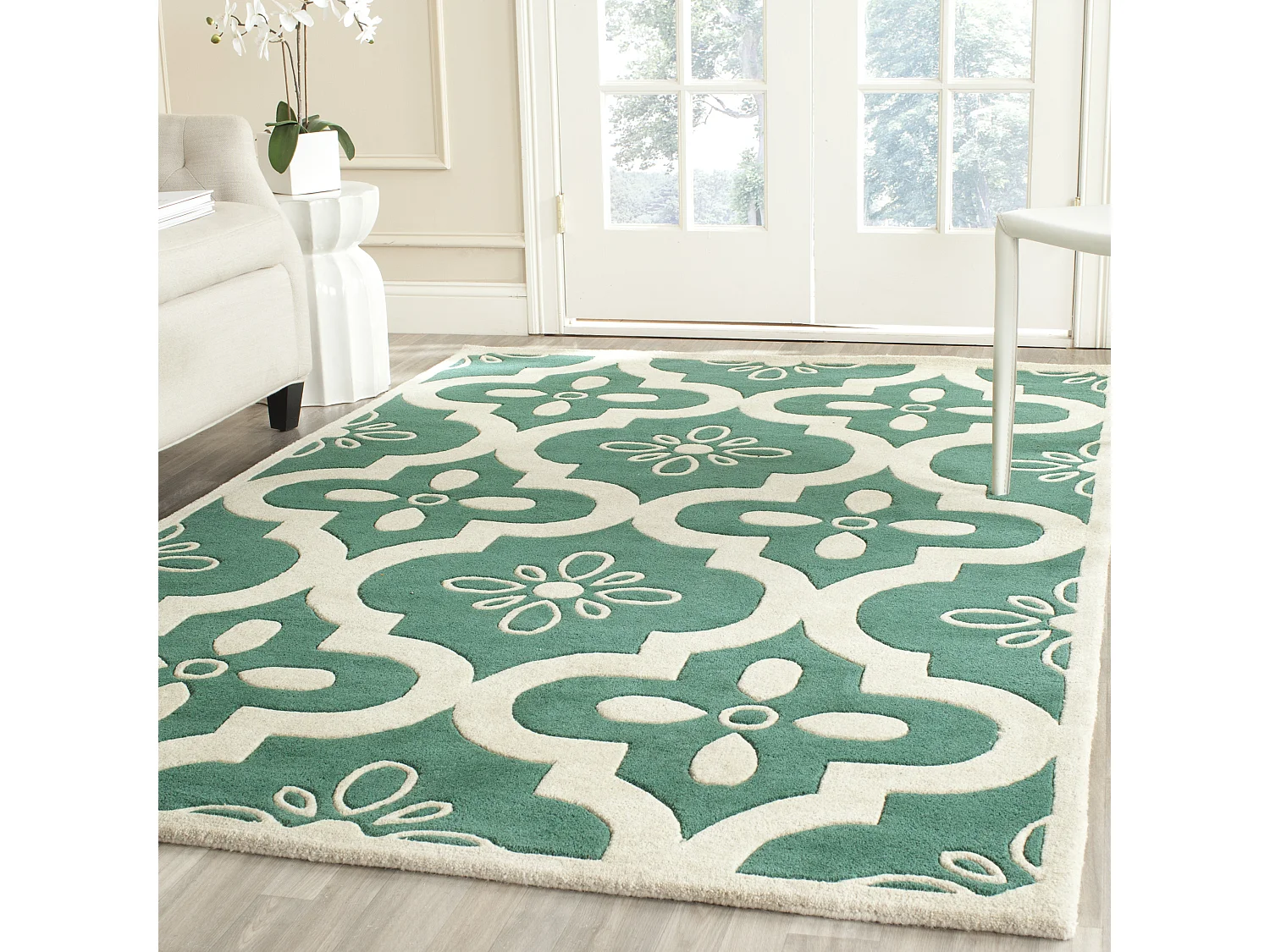 Tapis Bleu/Neutre 122 X 183 cm - Jessie