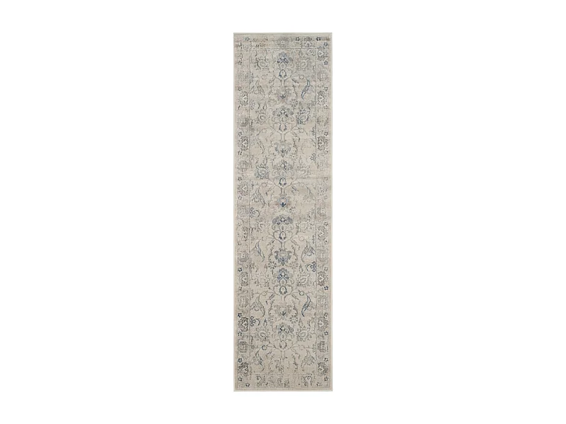 Tapis Neutre/Bleu 66 X 244 cm - Rowena