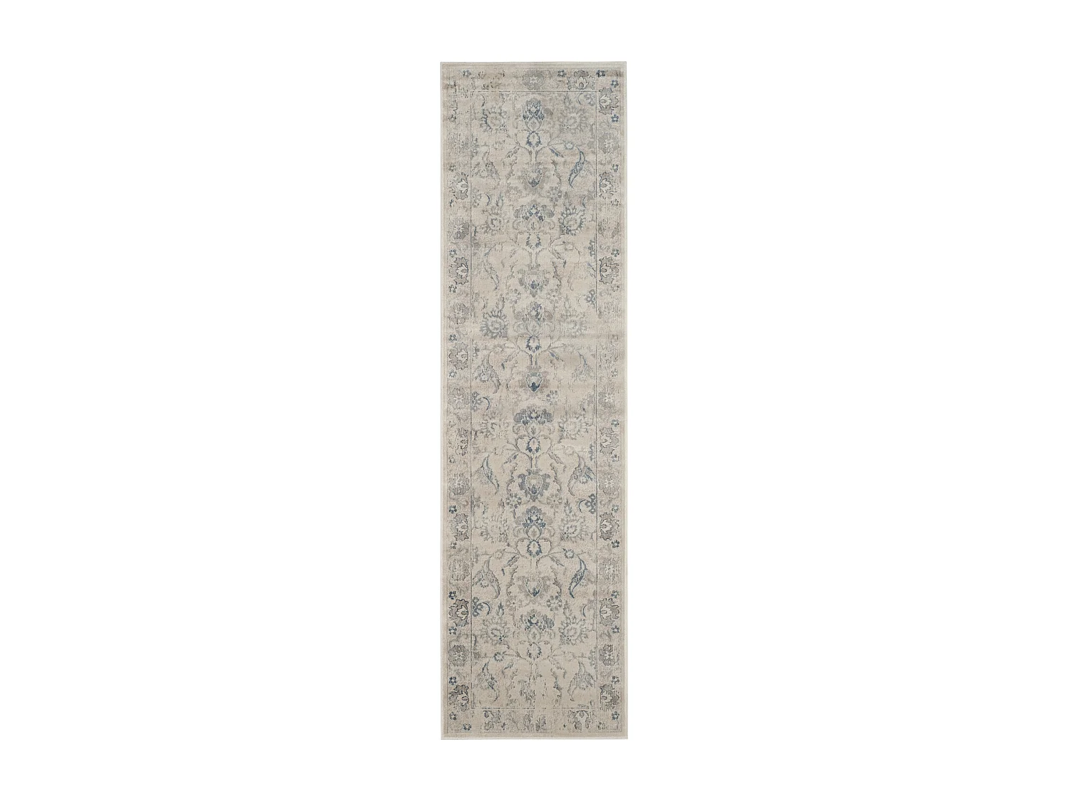 Tapis Neutre/Bleu 66 X 244 cm - Rowena