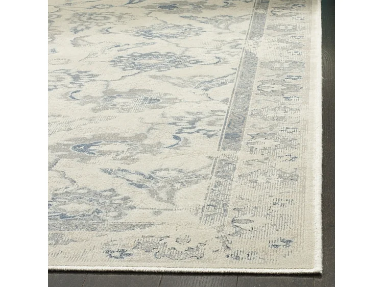 Tapis Neutre/Bleu 66 X 244 cm - Rowena