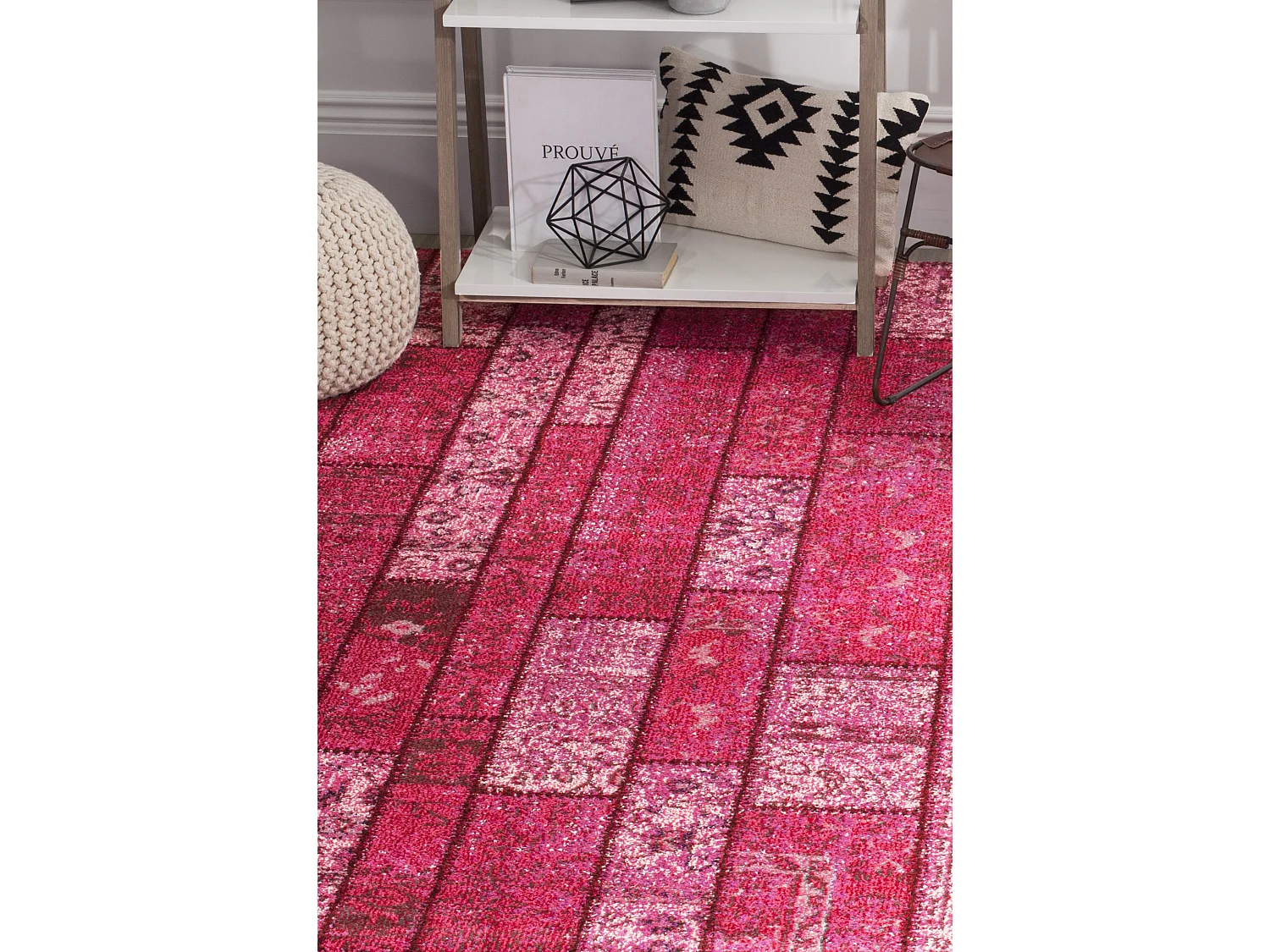 Tapis Rose/Multicolore 155 X 231 cm - Effi
