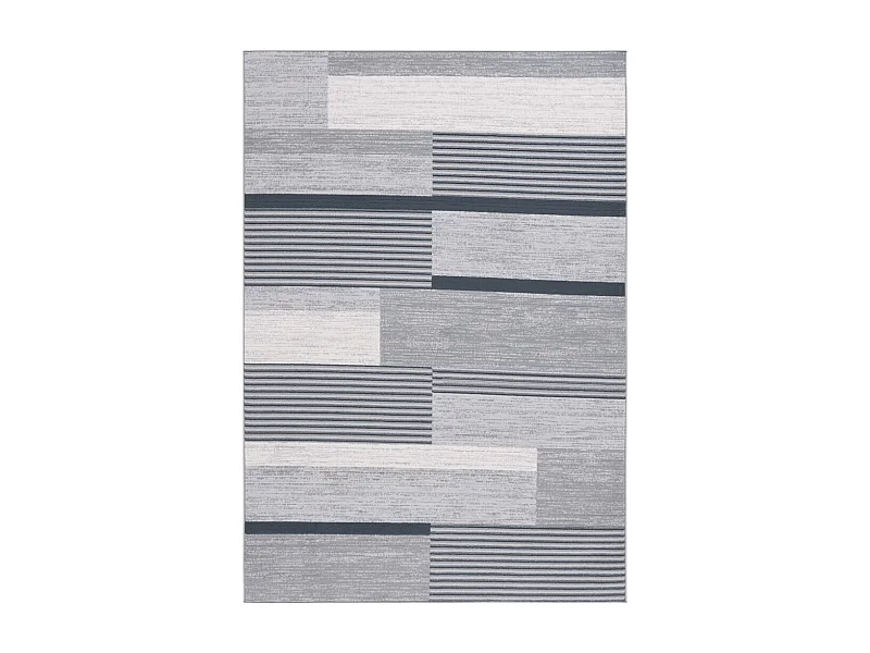 Tapis Gris/Noir Ivoire 91 X 152 cm - Ellington