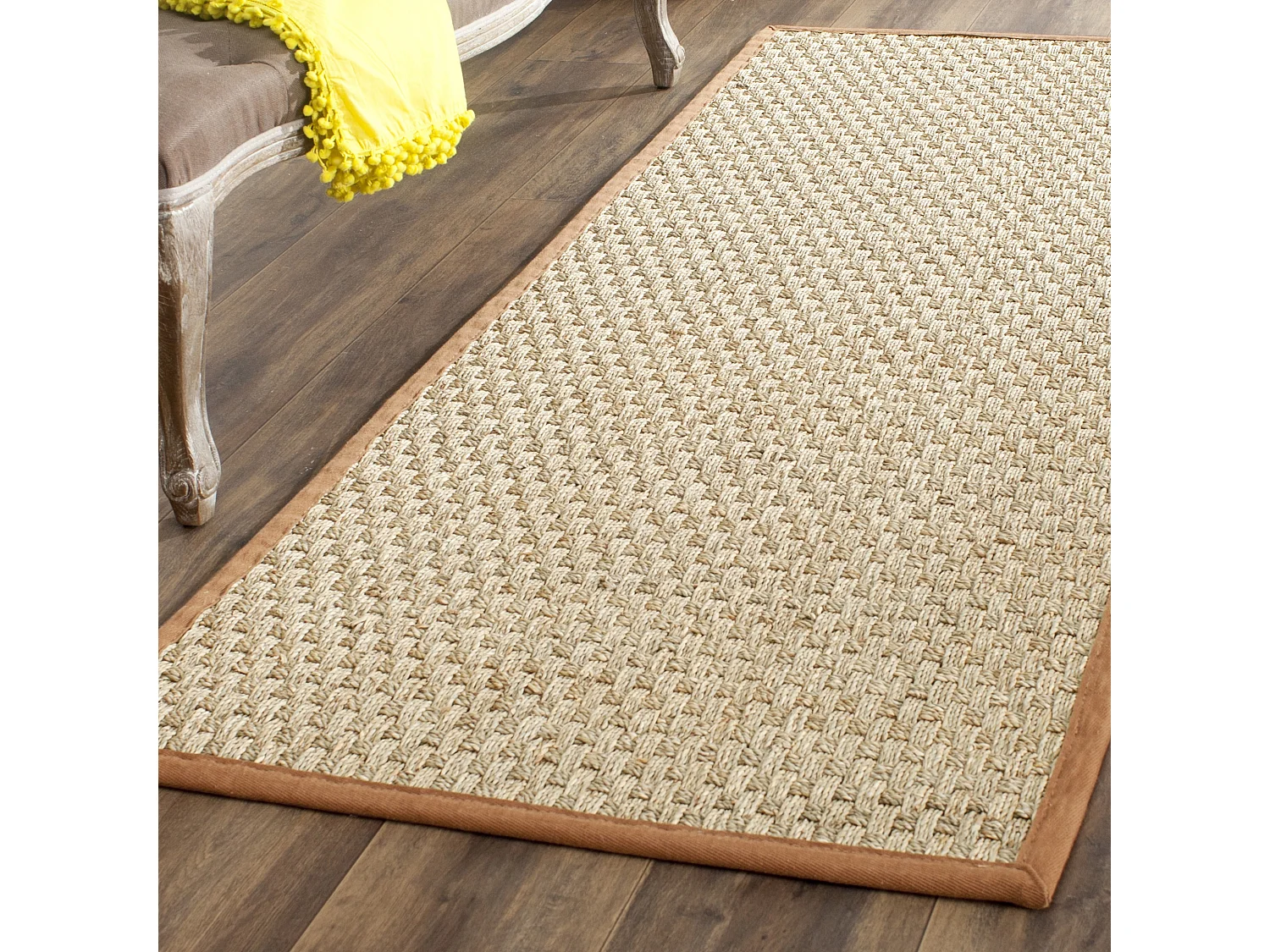 Tapis Neutre/Marron 76 X 244 cm - Roselyn