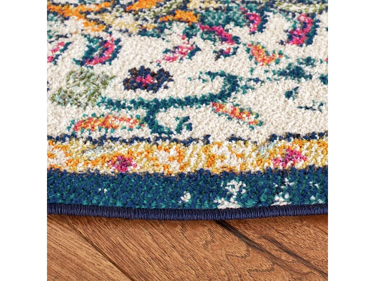 Tapis Ivoire/Orange 122 X 122 cm - Maia