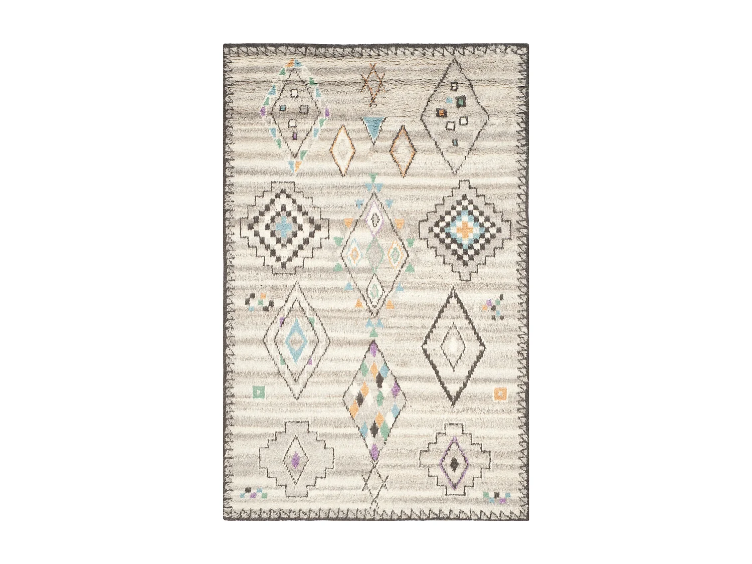 Tapis Neutre/Multicolore 183 X 274 cm - Ellie