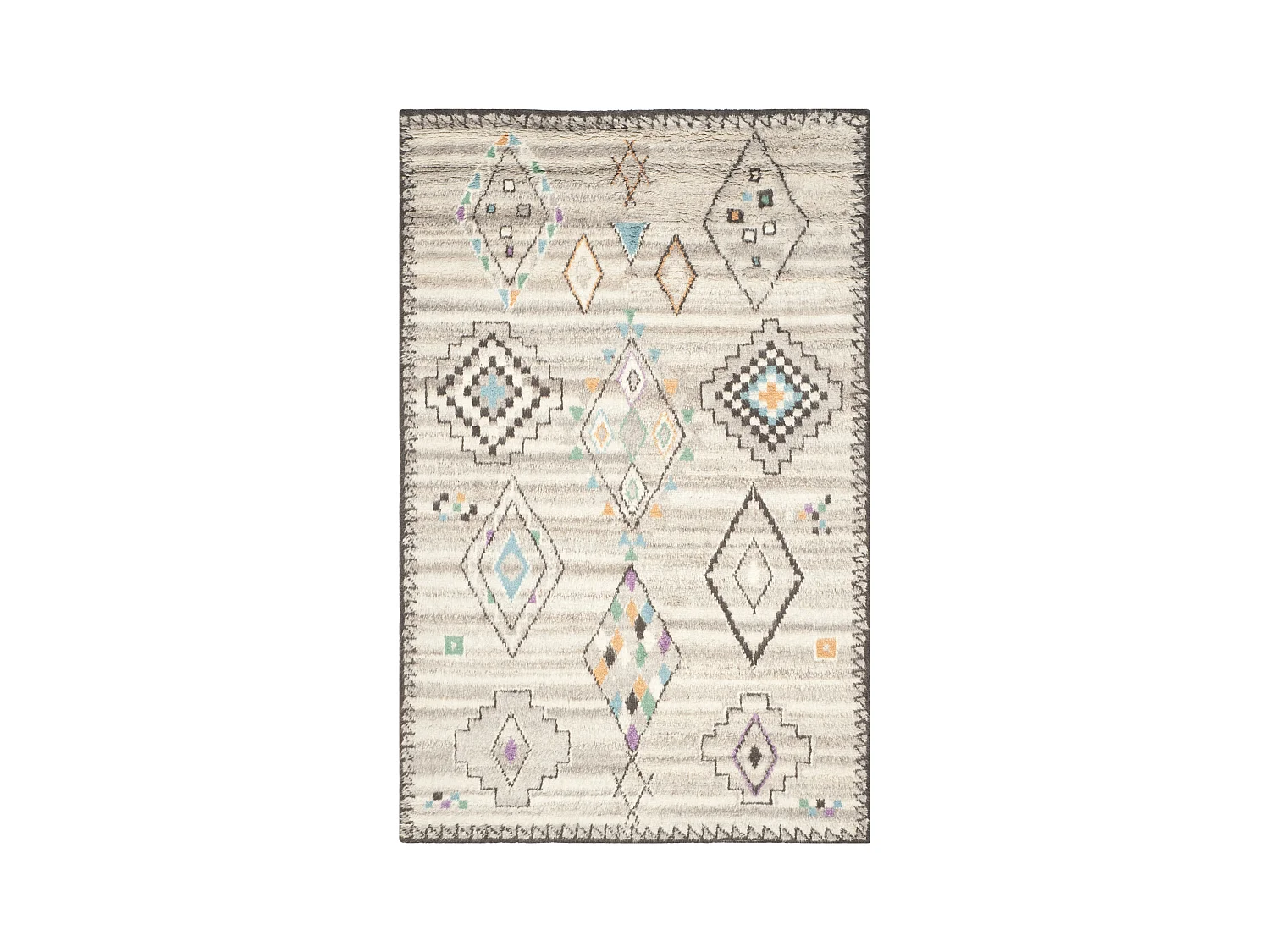 Tapis Neutre/Multicolore 183 X 274 cm - Ellie