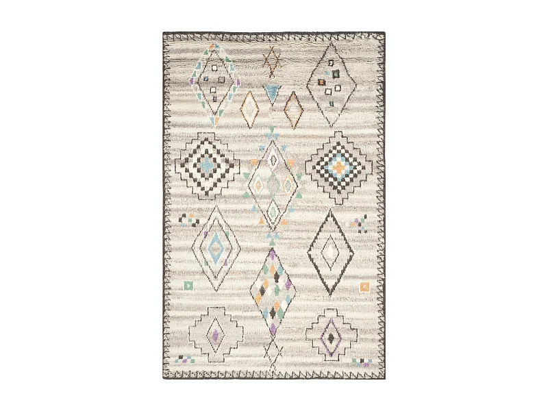 Tapis Neutre/Multicolore 183 X 274 cm - Ellie
