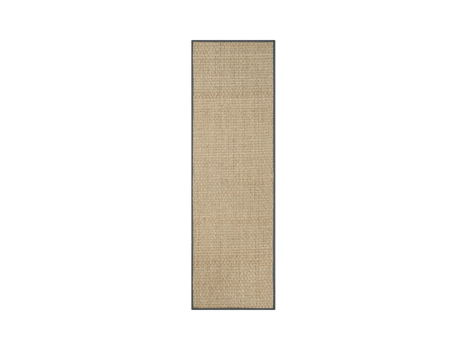 Tapis Naturel/Gris foncé 76 X 183 cm - Roselyn