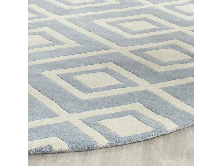 Tapis Bleu/Neutre 69 X 213 cm - Verity