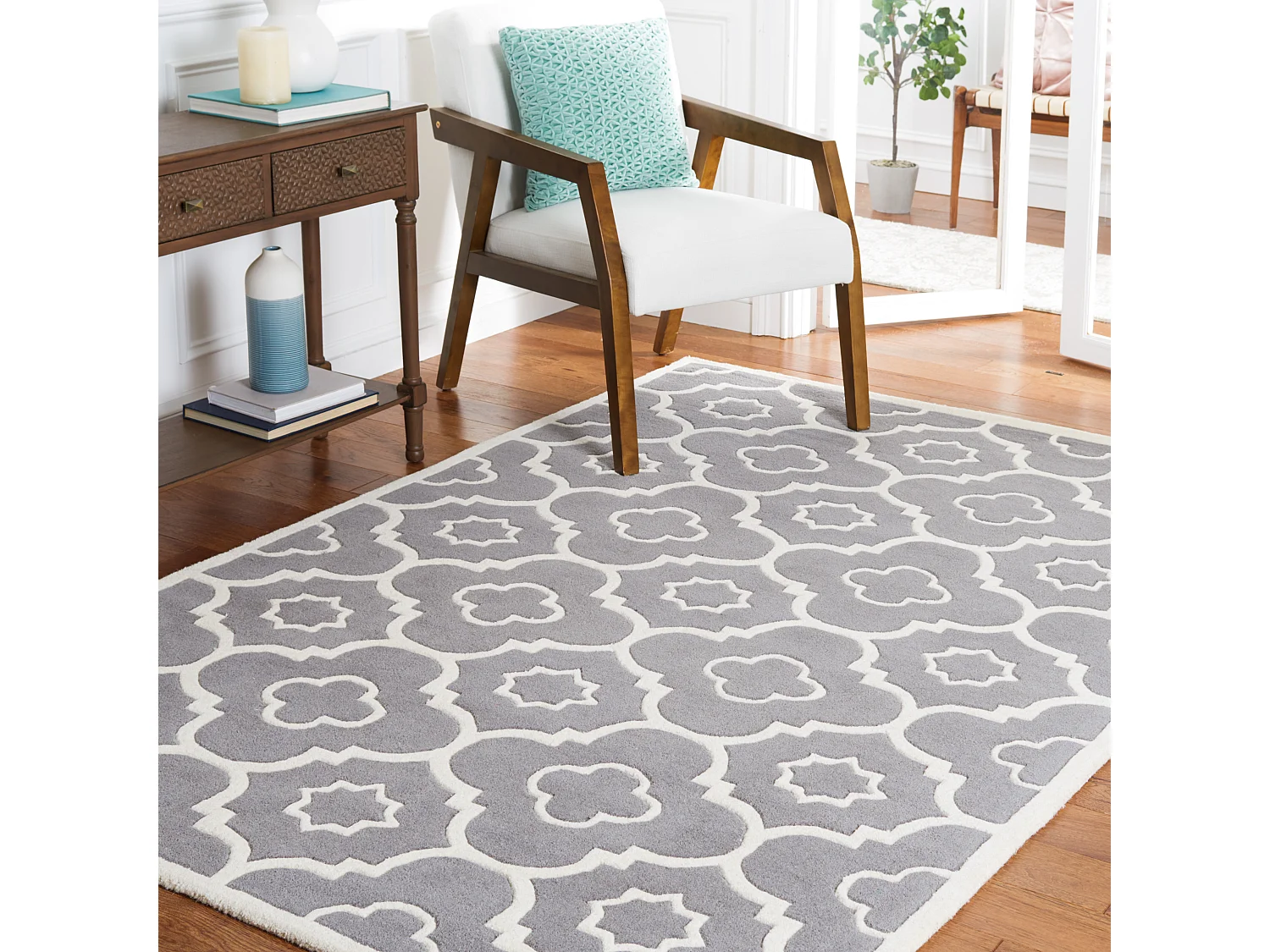 Tapis Gris/Neutre 152 X 244 cm - Alexa